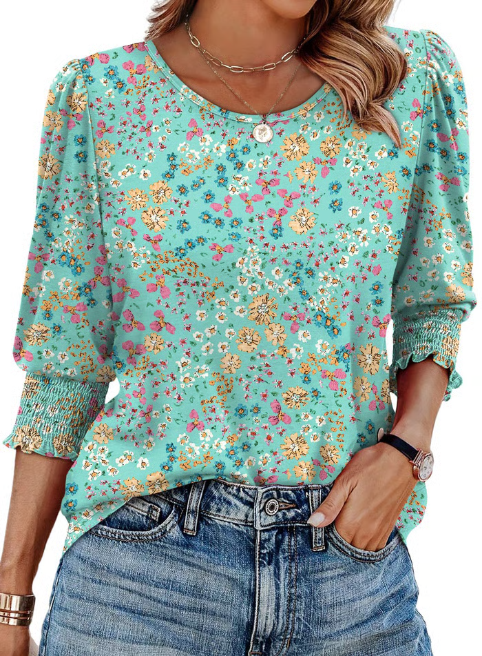 Boronia - Printed Charm Top