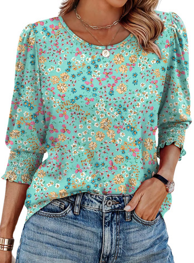 Boronia - Printed Charm Top
