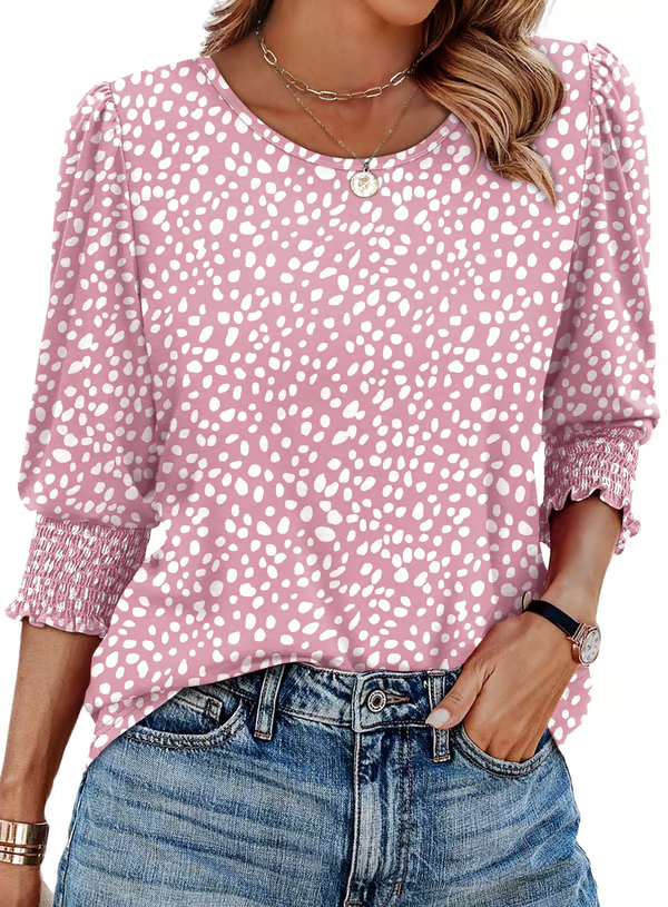 Boronia - Printed Charm Top