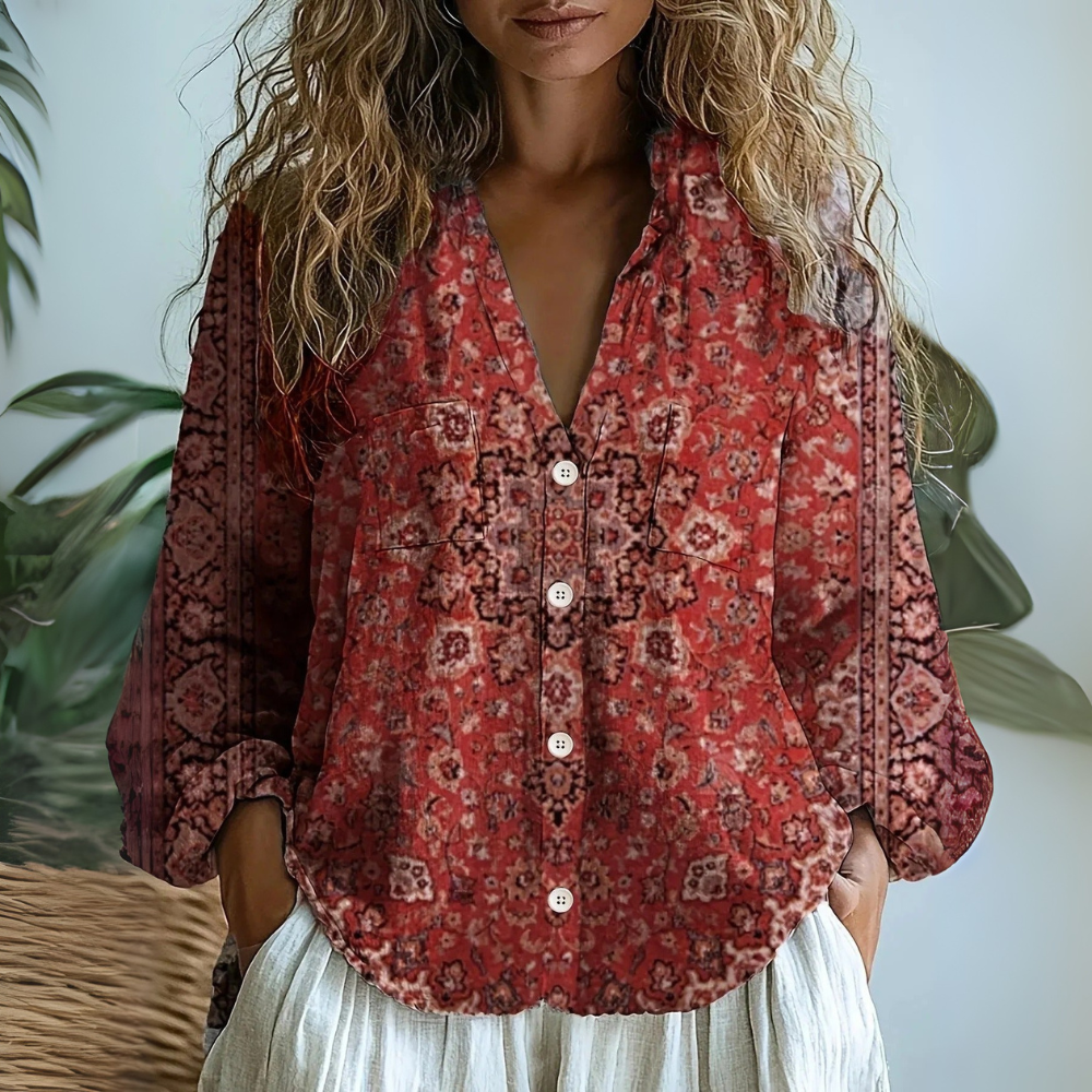 Alice | Boho Tapestry Blouse