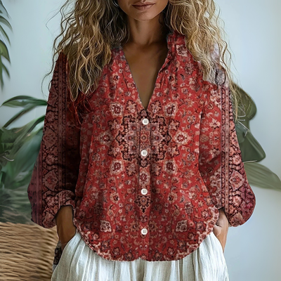 Alice | Boho Tapestry Blouse