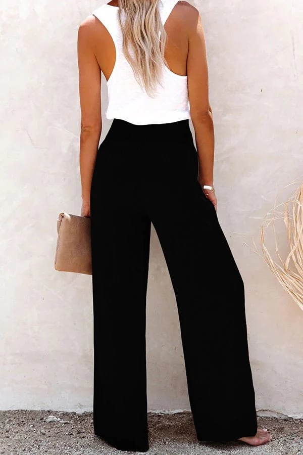 Coolabah- Relaxed High-Waist Pants