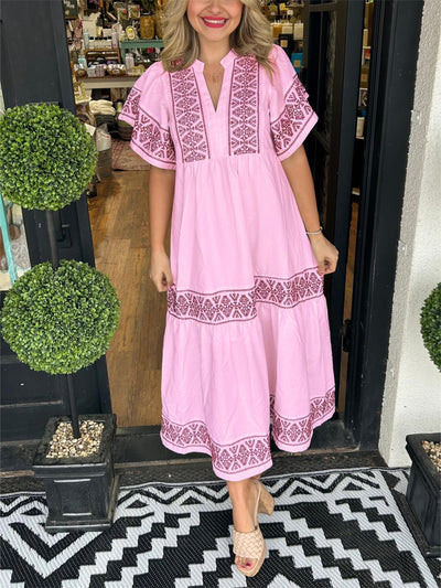 Terracotta - Elegant Boho Dress