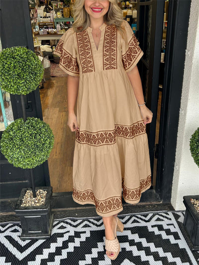 Terracotta - Elegant Boho Dress