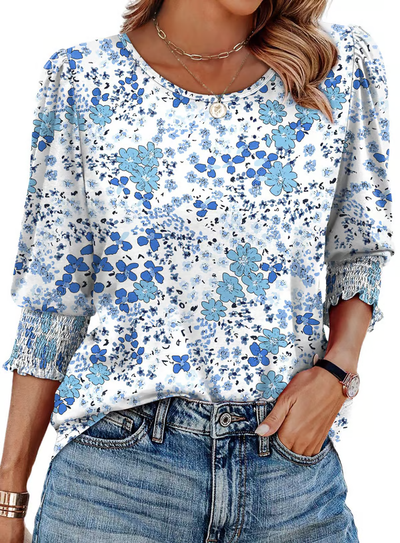 Boronia - Printed Charm Top