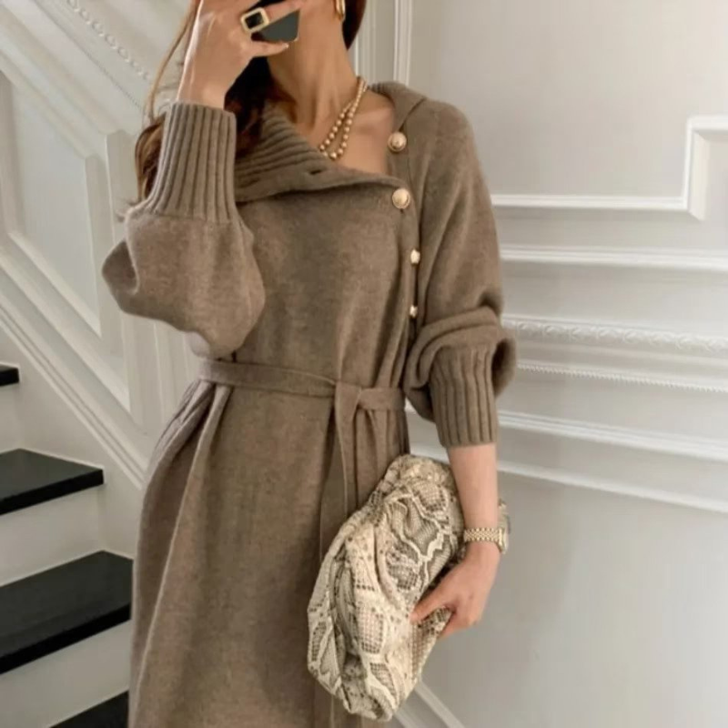 Sienna - Cozy Wrap Dress