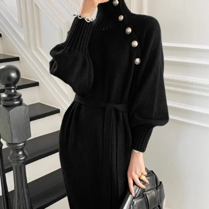 Sienna - Cozy Wrap Dress