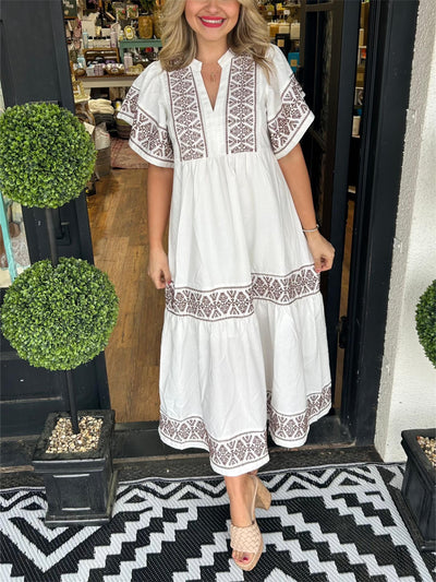 Terracotta - Elegant Boho Dress
