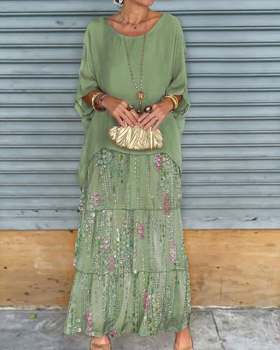 Olive - Boho Elegance Dress
