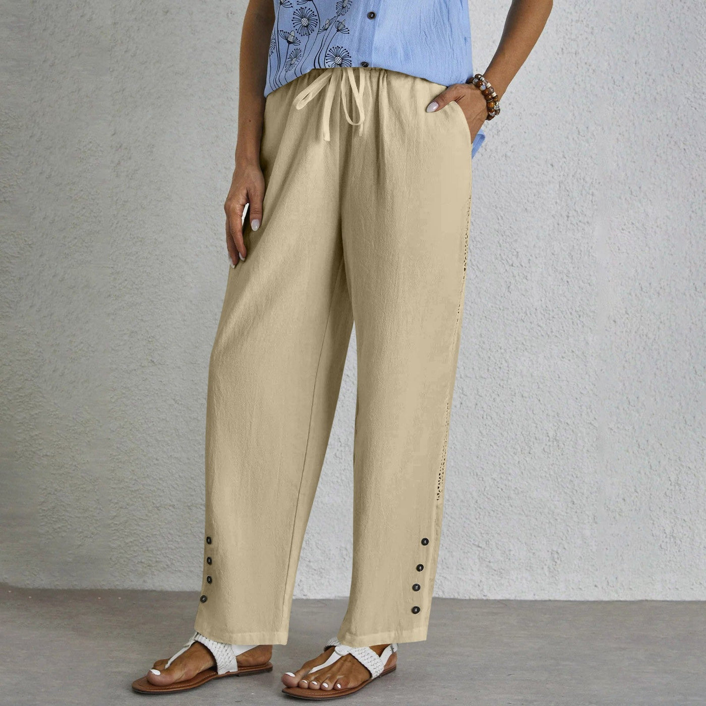 Dreamtime - Effortless Buttoned Pants