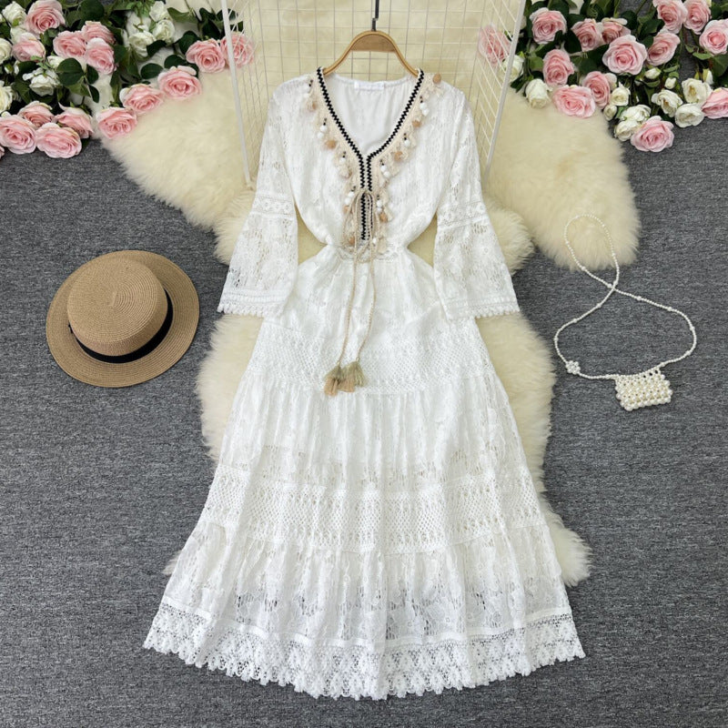 Flora- Boho Lace Dress