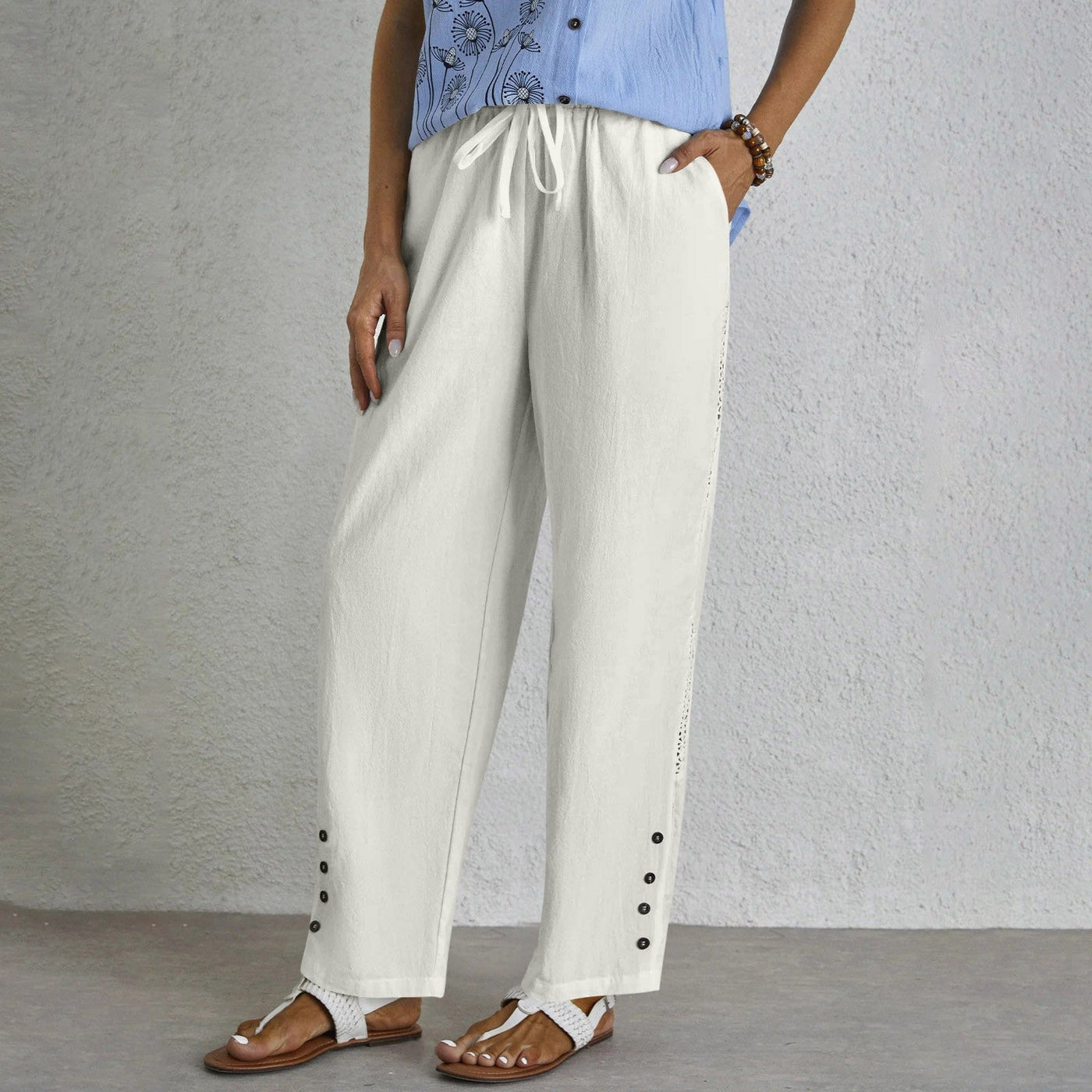 Dreamtime - Effortless Buttoned Pants