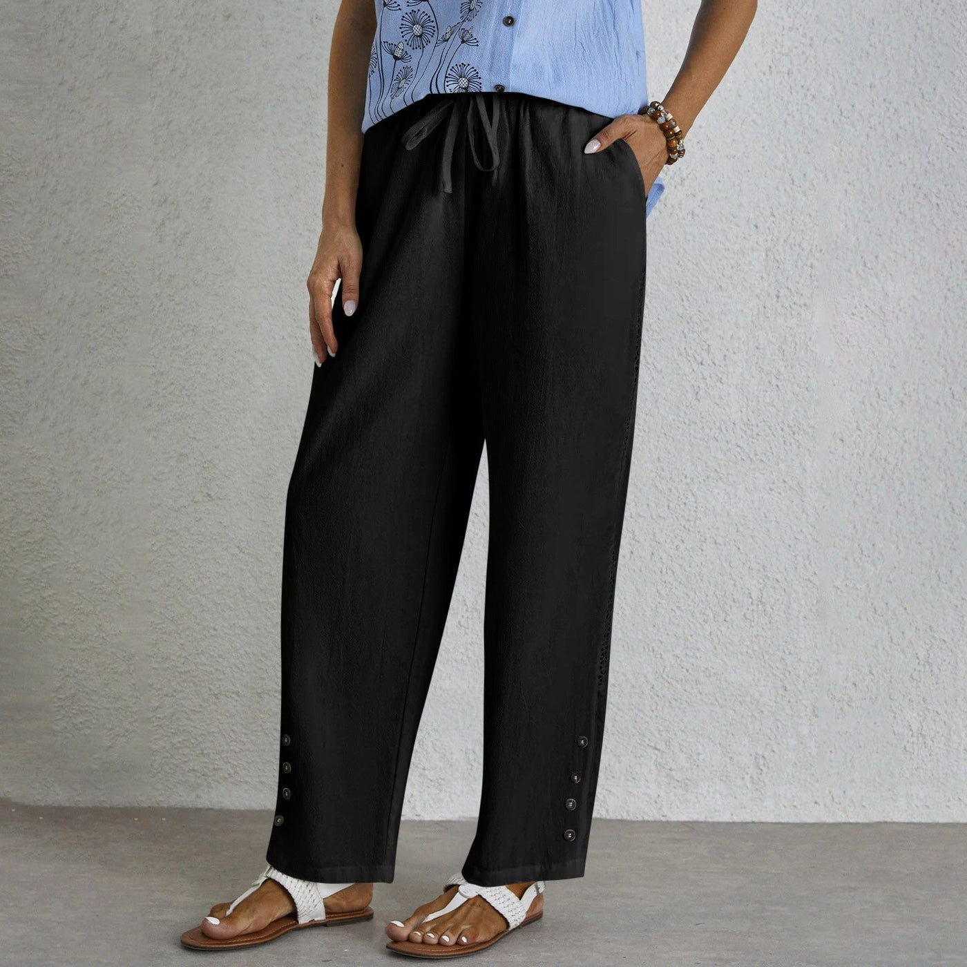 Dreamtime - Effortless Buttoned Pants