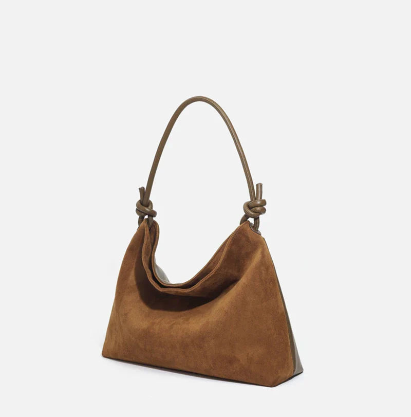 Lora-Vintage Velvet Shoulder Bag