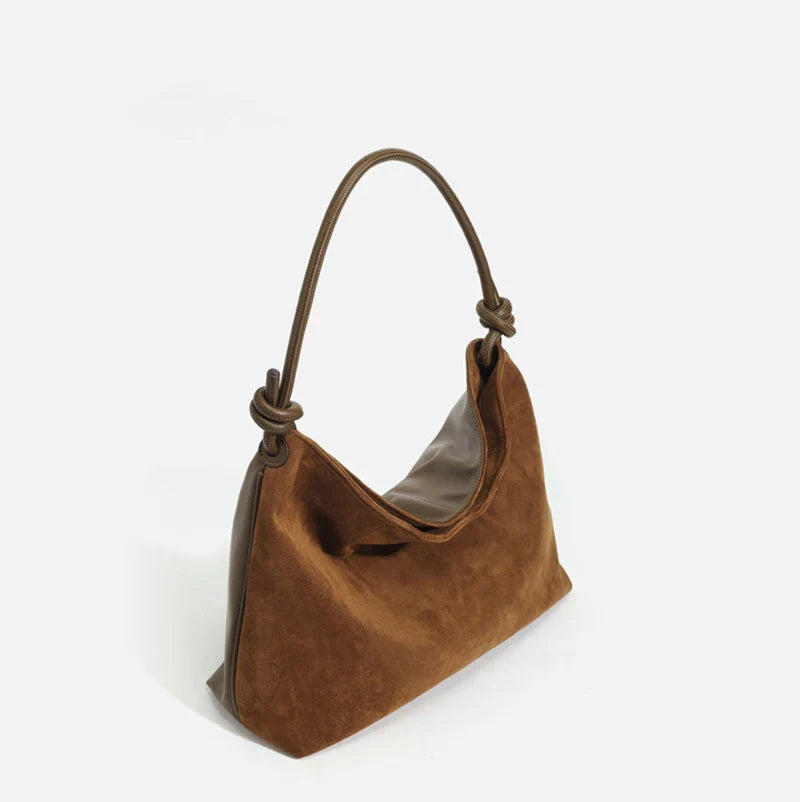 Lora-Vintage Velvet Shoulder Bag