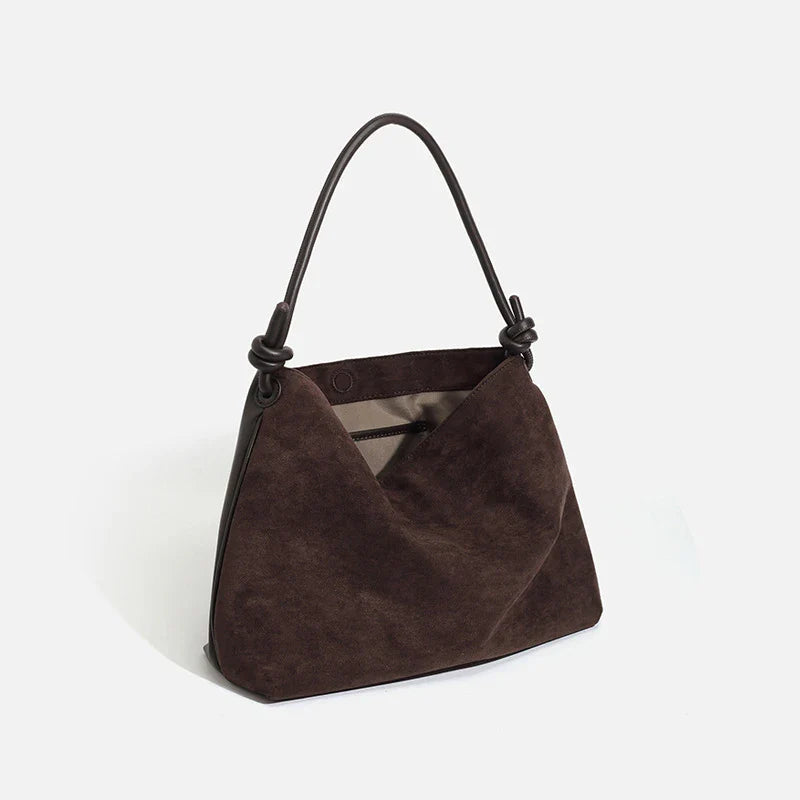 Lora-Vintage Velvet Shoulder Bag