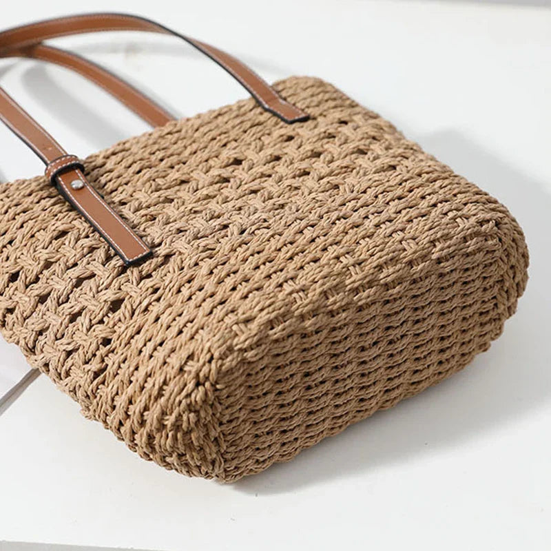 Bale-Straw Tote Bag