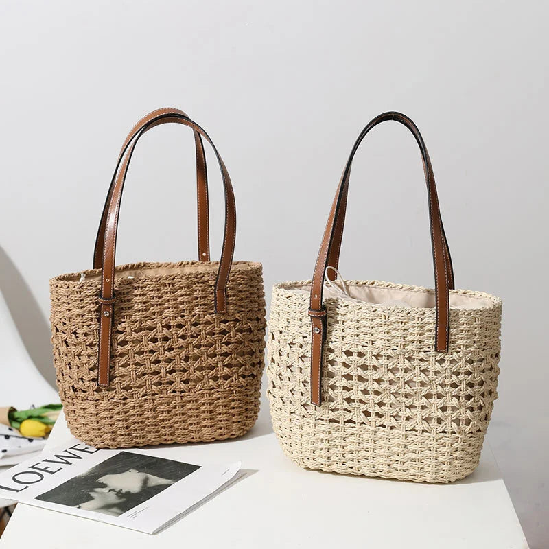 Bale-Straw Tote Bag