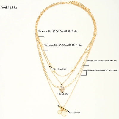 Moonlight-Pendant Necklace Set