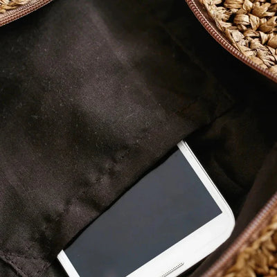 Cocoa Sand- Straw Bag