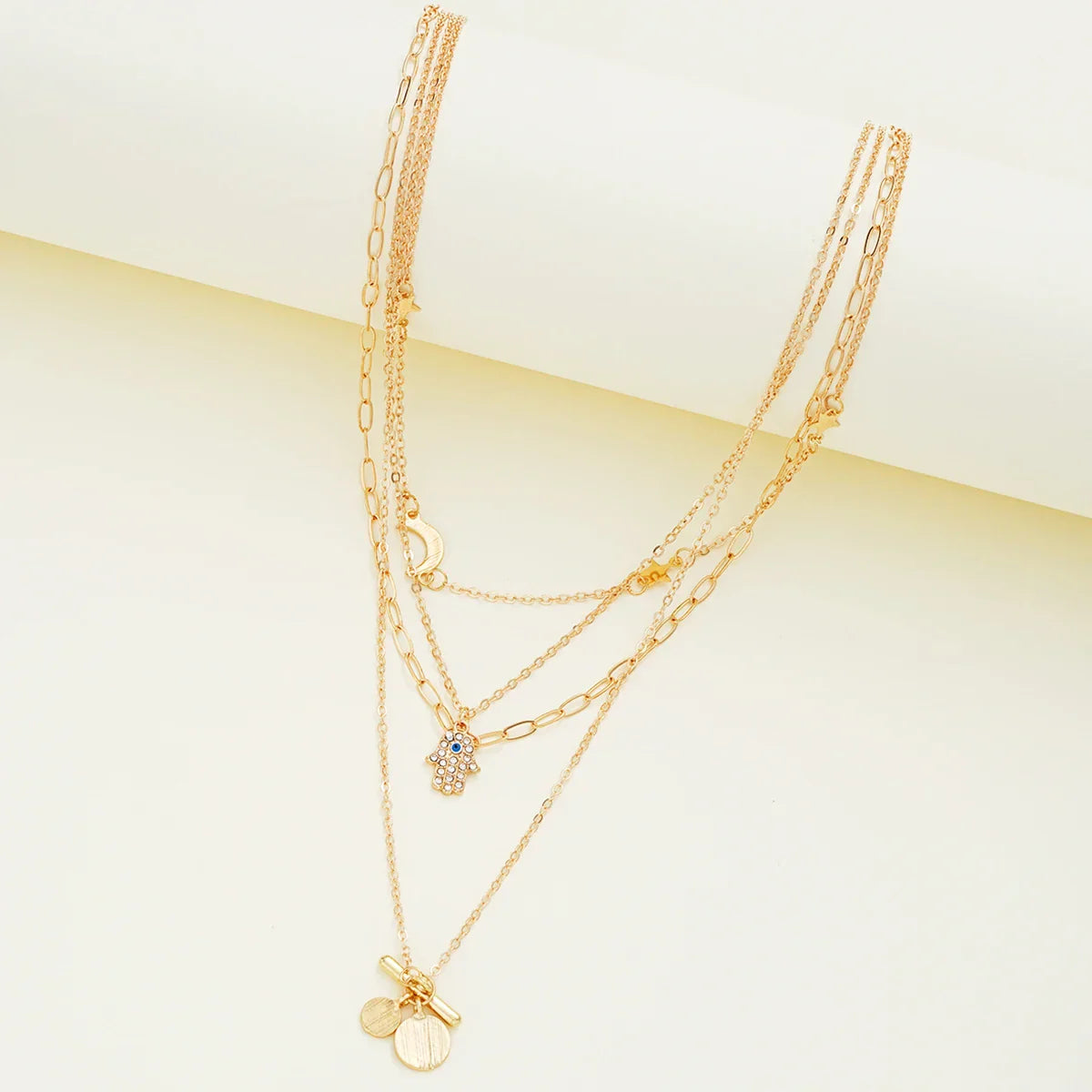 Moonlight-Pendant Necklace Set