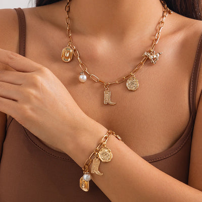 Olivia -Vintage Western Chain Set