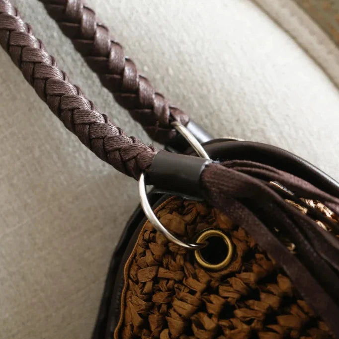 Cocoa Sand- Straw Bag