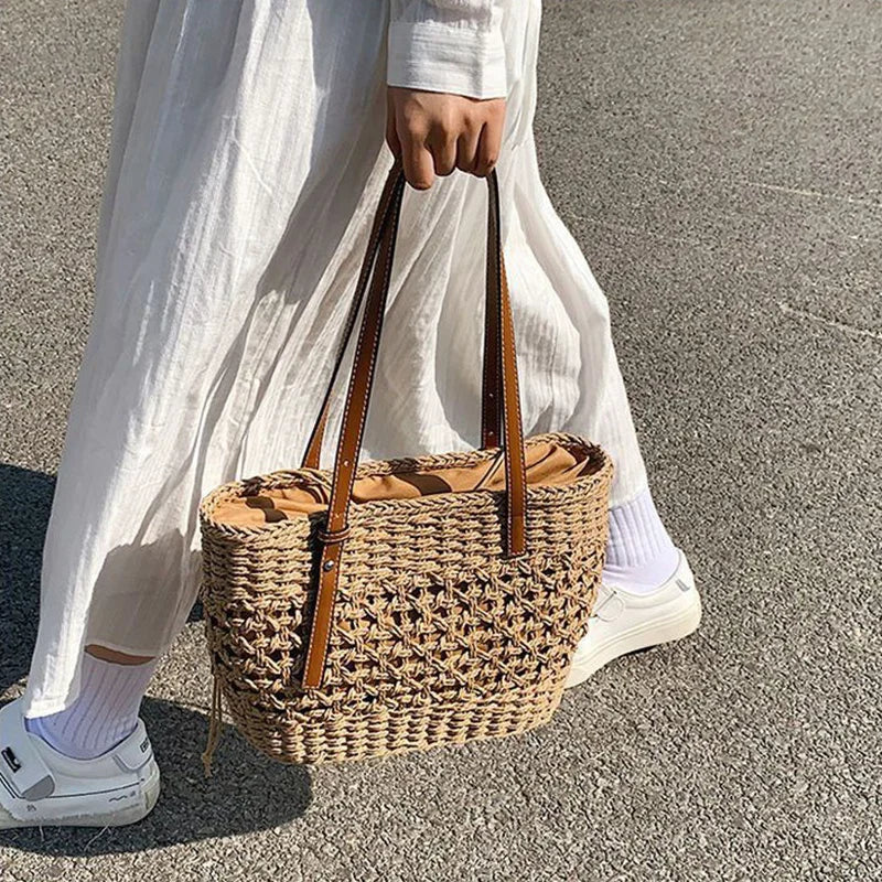 Bale-Straw Tote Bag
