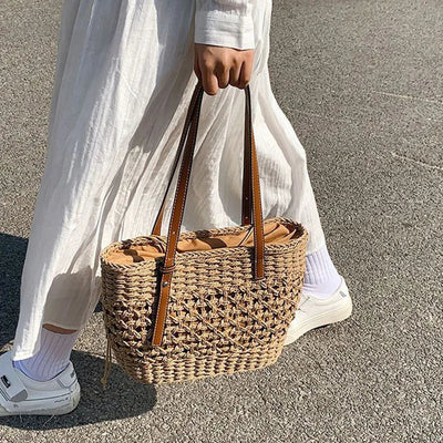 Bale-Straw Tote Bag
