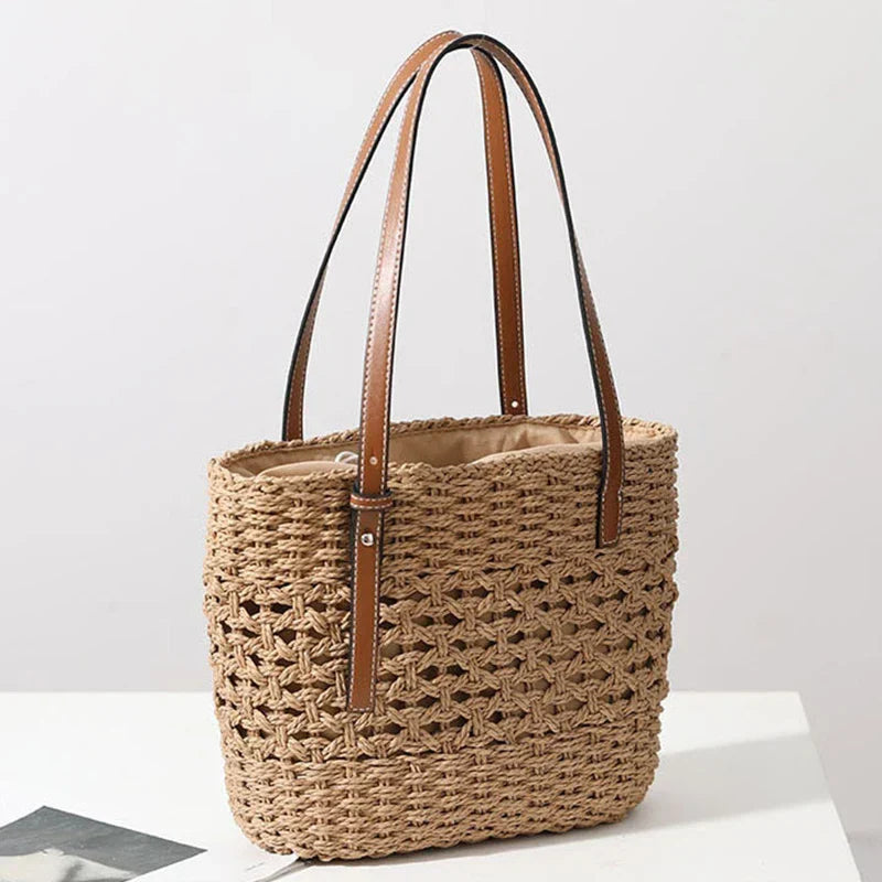 Bale-Straw Tote Bag