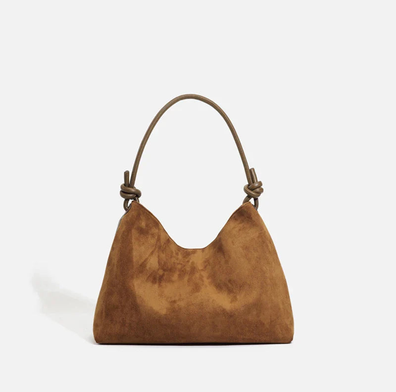 Lora-Vintage Velvet Shoulder Bag