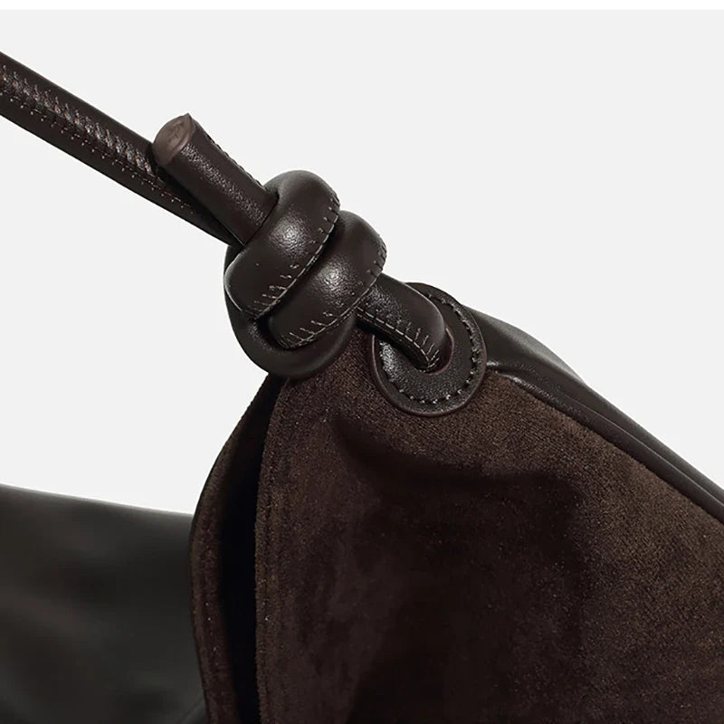 Lora-Vintage Velvet Shoulder Bag