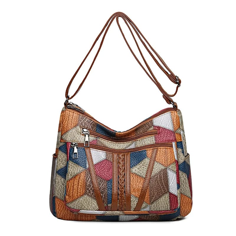 Opal- Mosaic Leather Handbag