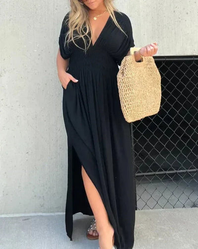 Desert Drift - Elegant Maxi Dress