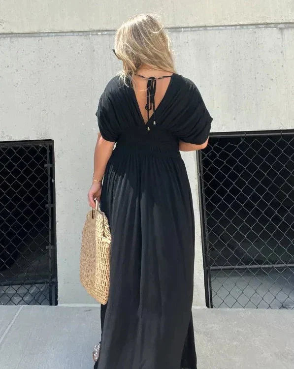 Desert Drift - Elegant Maxi Dress