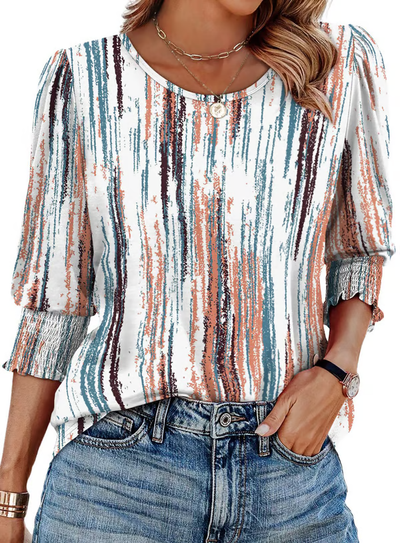 Boronia - Printed Charm Top