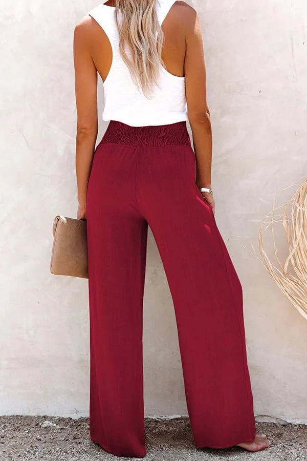 Coolabah- Relaxed High-Waist Pants