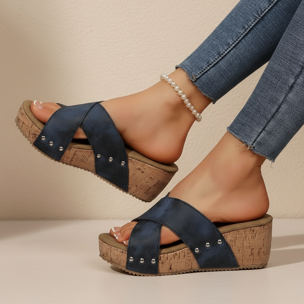 Broome- Boho Wedge Sandals