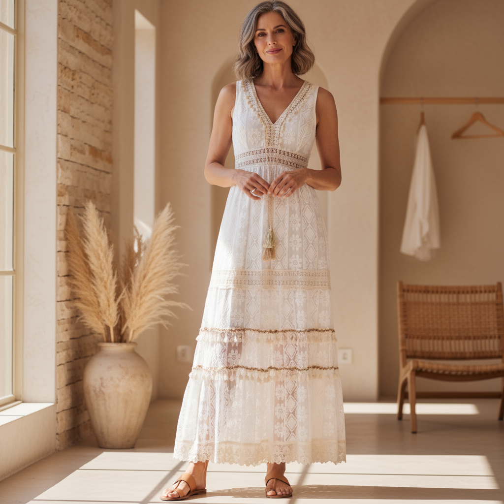 Whitehaven- Boho Dress