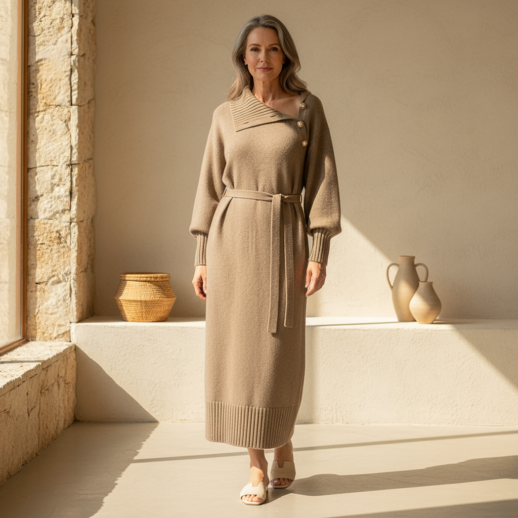 Sienna - Cozy Wrap Dress