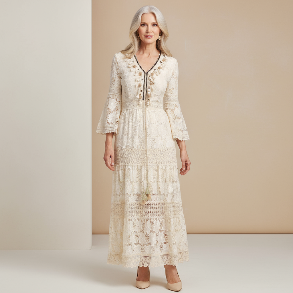Flora- Boho Lace Dress