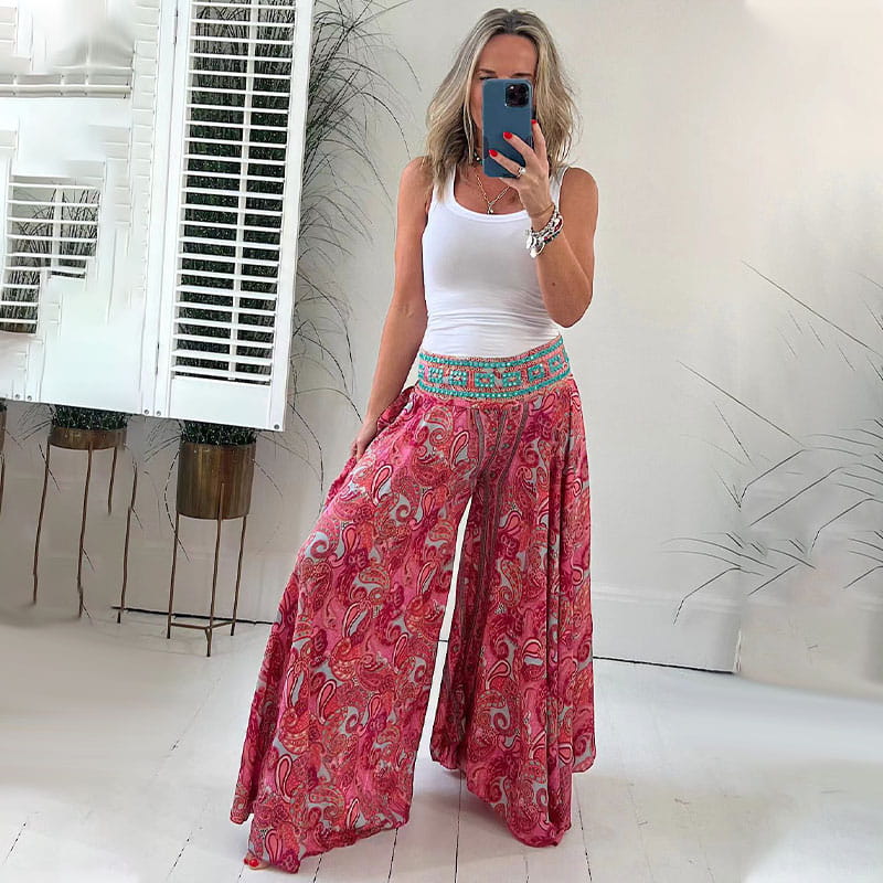 Santalum - Colorful Palazzo Pants