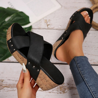Broome- Boho Wedge Sandals