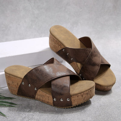 Broome- Boho Wedge Sandals