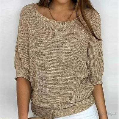 Swainsona - Relaxed Knit Top